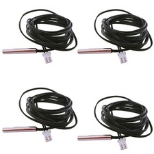 4Pcs 10K NTC Thermistor Probe 2 Meter, 10K Thermistor Temperature Sensor Prob...