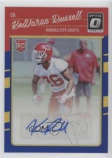 2016 Donruss Optic Blue Signatures 37/75 Kei'Varae Russell KeiVarae Auto a3q