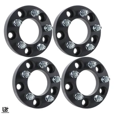 4Pc 1" 5x5(5x127) to 5x4.5(5x115) Wheel Spacers Adapter 82.5mm M12x1.5 Studs
