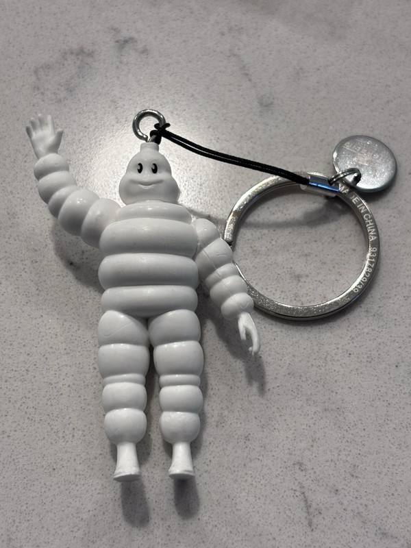 Michelin Man Waving Keychain Rolex 24 At Daytona Racing Michelin Tires