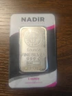 1 oz Nadir Silver Bar .999 Fine Silver