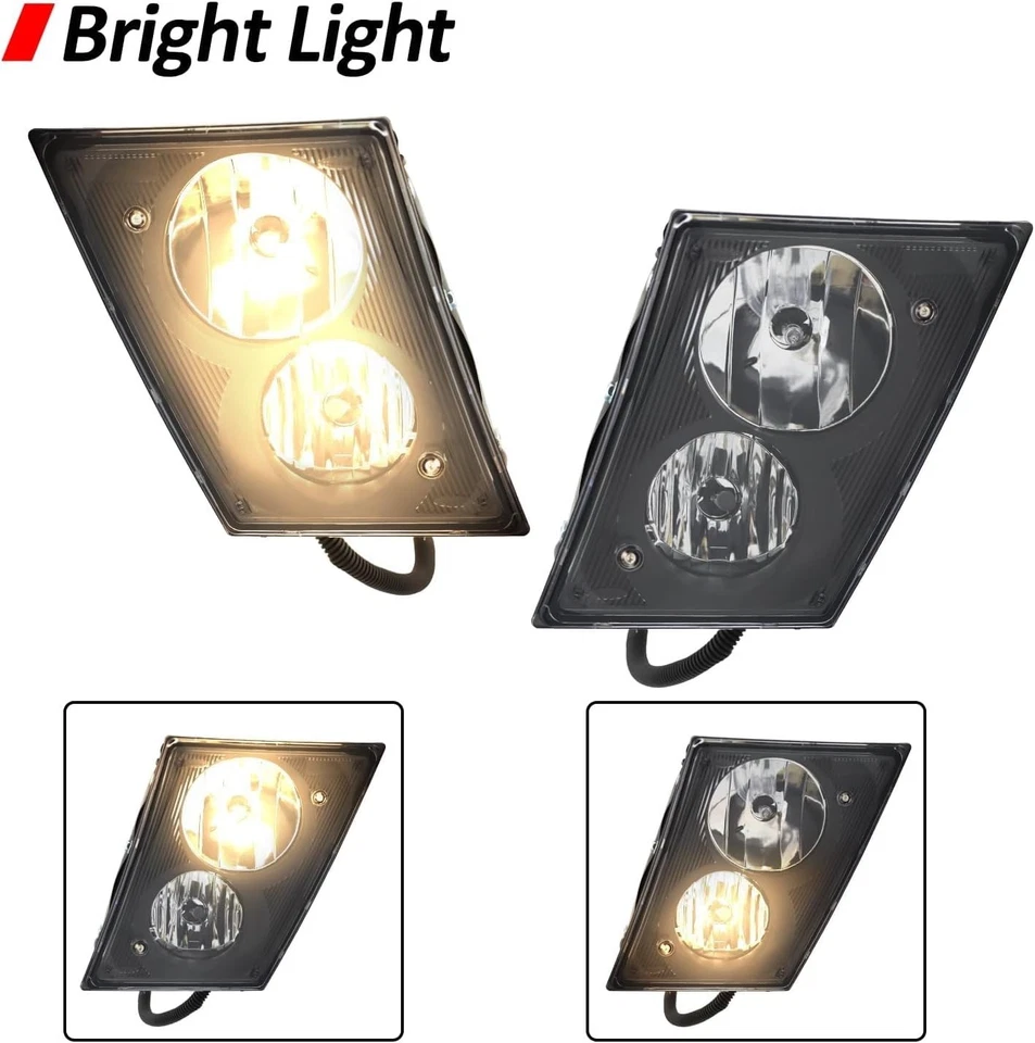 Par de faros antiniebla halógenos para camiones Volvo VNL 2003-2017 - Fácil instalación Foto 4 de 4