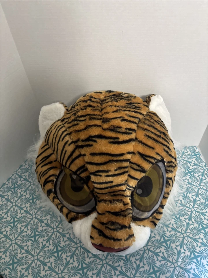 Disfraz de peluche Dan Dee Collector's Choice cabeza de tigre cabezas de saludador grandes mascota Foto 2 de 3