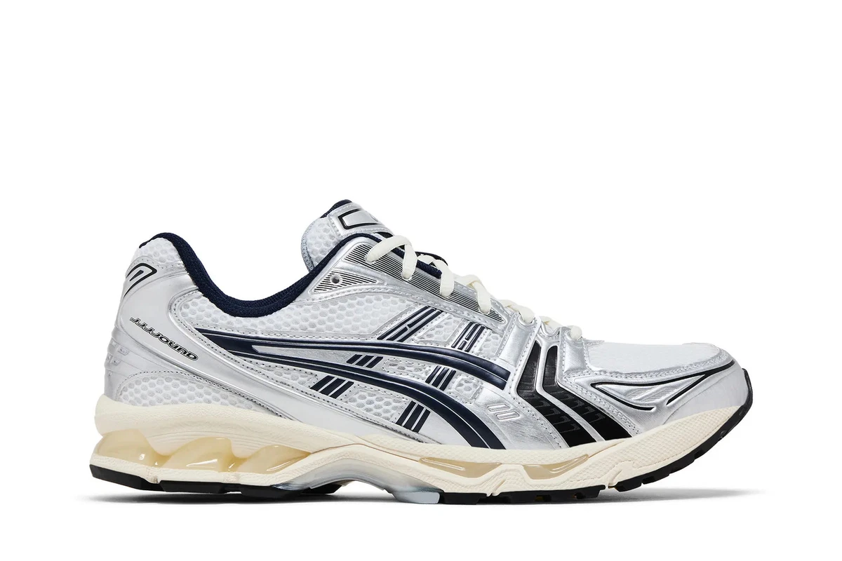 靴 JJJJound Asics GelKayano14 WhiteMidnight JJJJound x ASICS Gel Kayano 14 White Midnight Navy for Sale