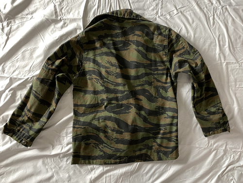 Veste Apparel Corp homme XS vert rayure tigre camouflage militaire manteau de campagne - Photo 2/17