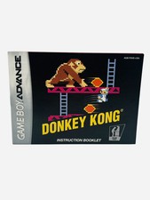 Donkey Kong Nintendo GBA Game Boy Advance Instruction Manual Vintage Authentic