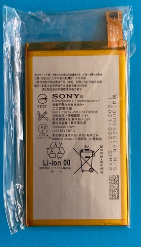 BATTERIE ORIGINALE LIS1561ERPC SONY XPERIA Z3 COMPACT 2600MAh 9,9Wh 3,8V OEM - Photo 2 sur 10