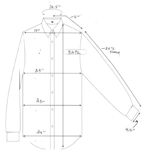 Windridge Mens Sz. 16.5 Button-Down Shirt . Single Needle Tailoring . Lt. Blue - Picture 7 of 7