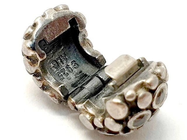 Pandora Clip Stopper Bubble Sterling Silber 925 Blase mit Zirkonia - Bild 3 von 3