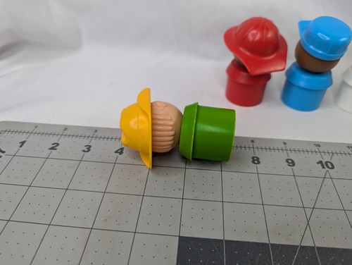 Tupperware People Figures Occupation Lot of 6 Tuppertoys Dart - Picture 6 of 7