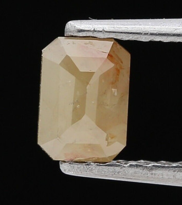 Natürlicher Diamant 0.63tcw 6.3mm Gelber Smaragd Brilliant Schliff '' Sehen Video