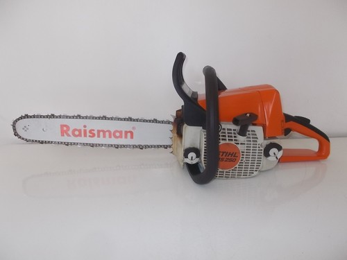 Strong Running Stihl MS250 Chainsaw New 18" Bar & Chain Housing Top Handle Carb