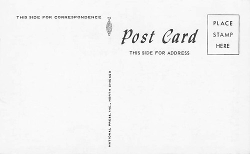 Postal IA: Cedar Crest Court, Charles City, Iowa, foto en blanco y negro - Imagen 2 de 2