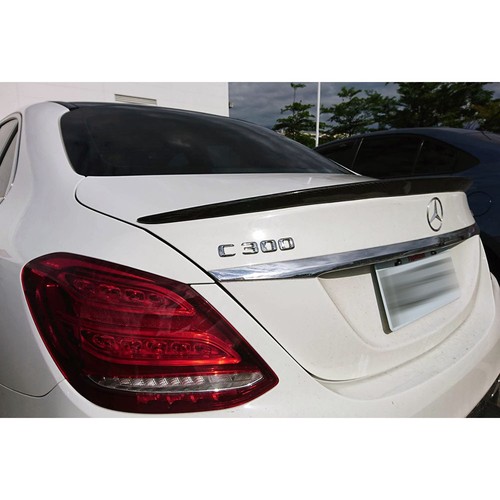 Carbon Fiber For Mercedes BENZ C Class W205 4DR A Type Rear Trunk Spoiler C63 - Picture 2 of 7