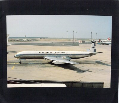 I2961 Transport Aircraft Aerolineas Argentinas DH106 Comet 4 postcard