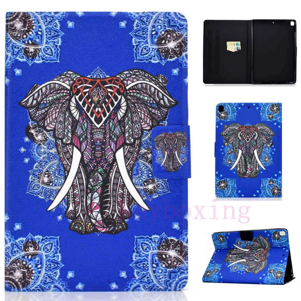 Animals Painted Flip Leather Case Cover For iPad 7th 6th 5th Generation Mini Air - Image 2 of 4