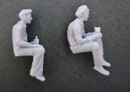 1:43.5 ( Echelle 0) - Ouvriers "Prendre un verre" by modelkit.fr - Foto 3 di 3