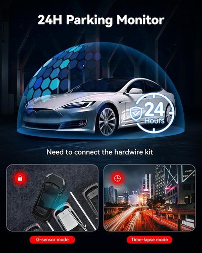 170° Wide Angle Dash Cam with Night Vision & Parking Mode - Ultimate Protection - Picture 8 of 11