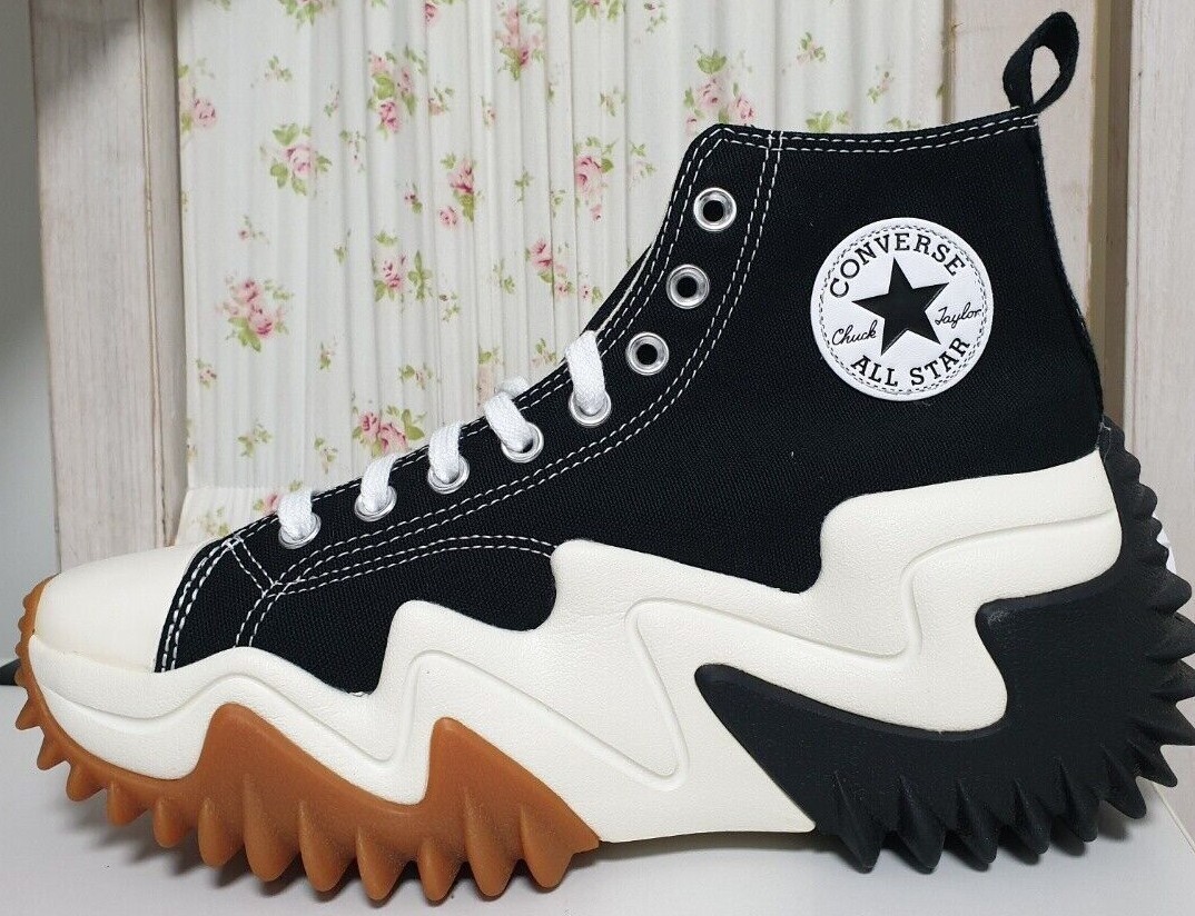 Converse Run Star Motion Hi Black Gum Honey Men Sneaker Converse Run Star Motion Hi Black Gum Honey Men Sneaker