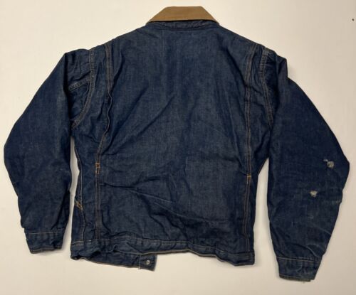 Vintage 60s Big Smith Buckaroo Trucker Denim Jeansjacke Herren S Union Made USA - Bild 13 von 13