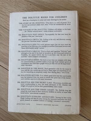 vintage 1962 book - Doctor Dolittle's Circus Lofting | eBay