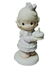Enesco Little Moments Precious Moments "Birthday Wishes With Hugs  Kisses"