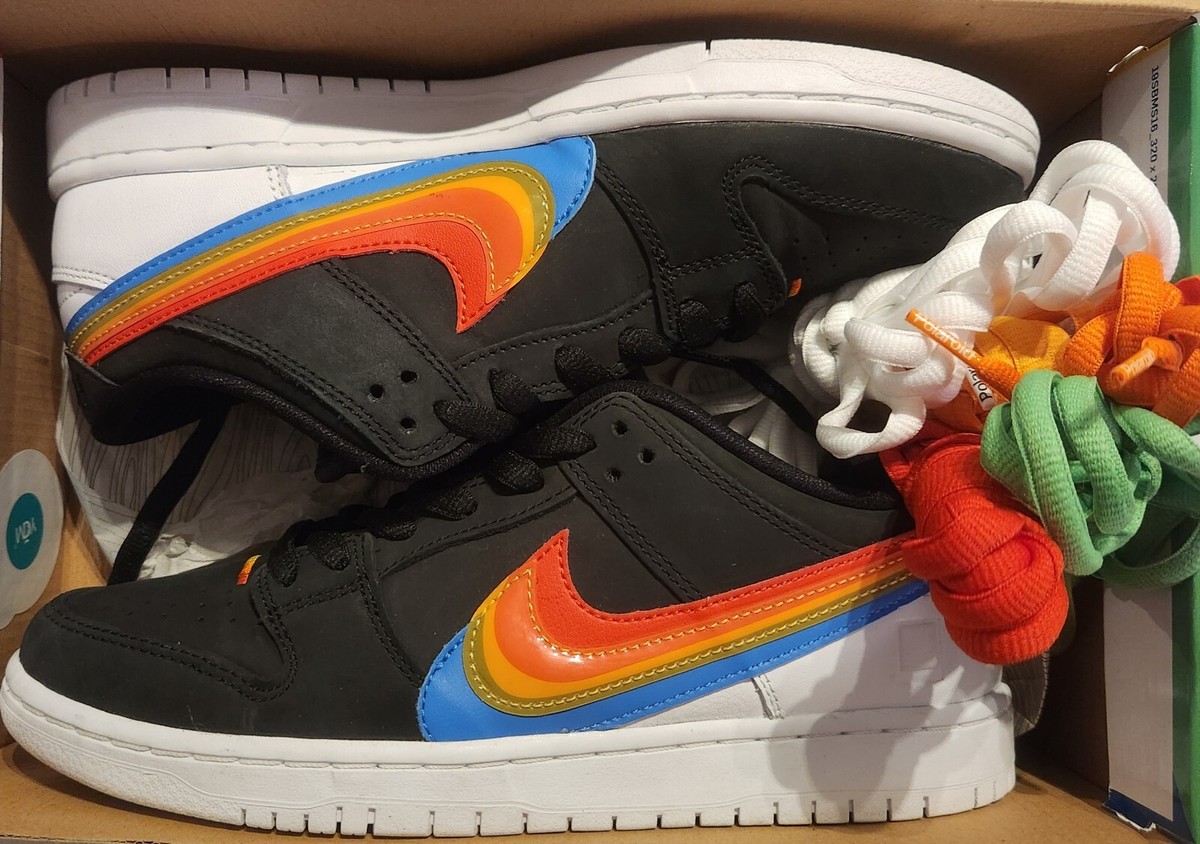 Nike SB Dunk Low Pro QS Polariod Mens Size 8.5, Womens 10