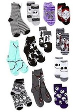 New in Box Nightmare Before Christmas 12 DAYS OF SOCKS Women 9-11 Shoe 4-10 gift