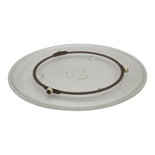 10 3/4" Microwave Oven Glass Turntable Food Tray Plate And Wheel Replacement Y81 - Picture 2 of 2