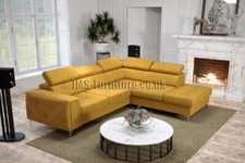 OLAF 255*230cm  - Corner Sofa Bed & storage -  WATERPROOF Fabric !