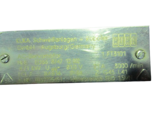 KUKA 1FT3101 AC Servomotor - inkl. 19% MwSt. - Picture 2 of 2