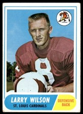 1968 TOPPS LARRY WILSON ST. LOUIS CARDINALS #164