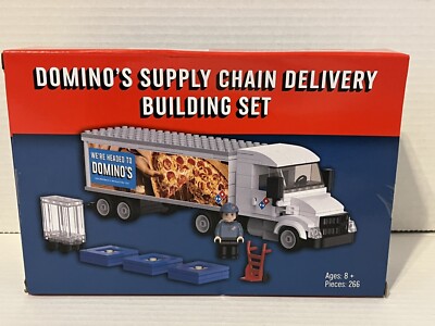 Domino's Pizza Supply Chain Truck Building Brick Set Brand New 2024 Employee