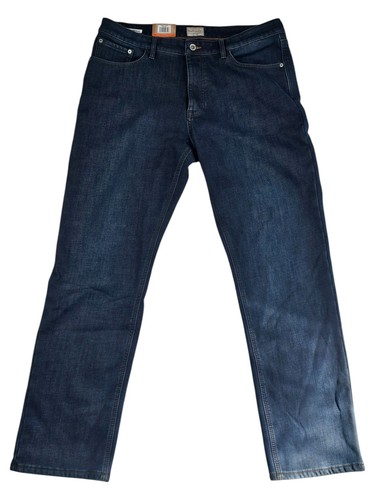 Original Weatherproof Vintage Fleece Lined Stretch Blue Jeans 38x32 NWT - 第 1/7 張圖片
