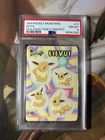 PSA 8 Pokemon Card Eevee #17 Japanese Bandai Sealdass Fancy Graffiti 1999