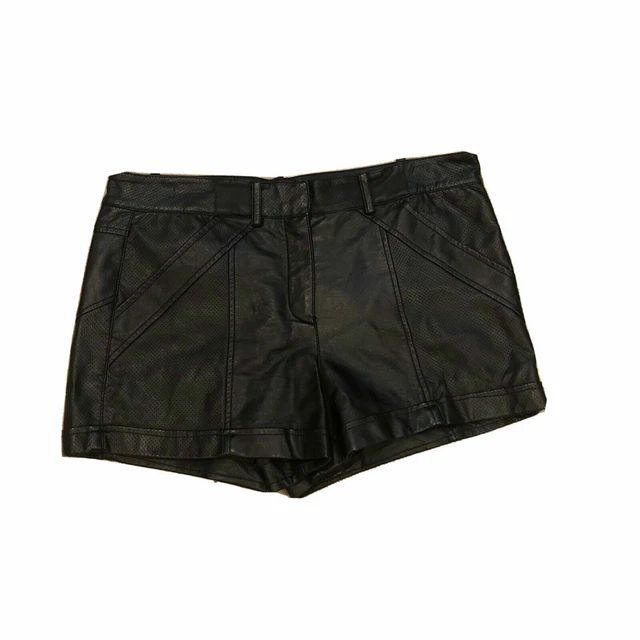 Pantalones cortos de Cuero de Imitación para Mujer