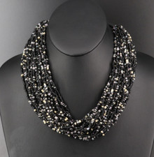 Multi Strand Beaded Necklace