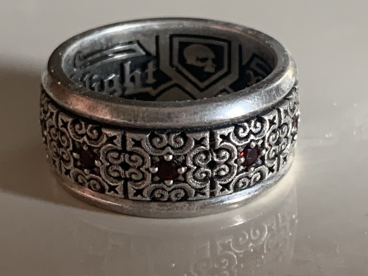 Night Rider 925 Sterling Silver W Red Ruby Size 9 Drextyn Night Rider 925 Sterling Silver W Red Ruby Size 9 Drextyn