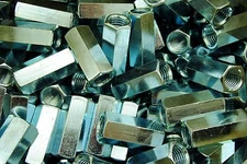 (20) Hex Coupling Nuts 3/4-10 x 1 x 2-1/4 Threaded Rod Connector Zinc