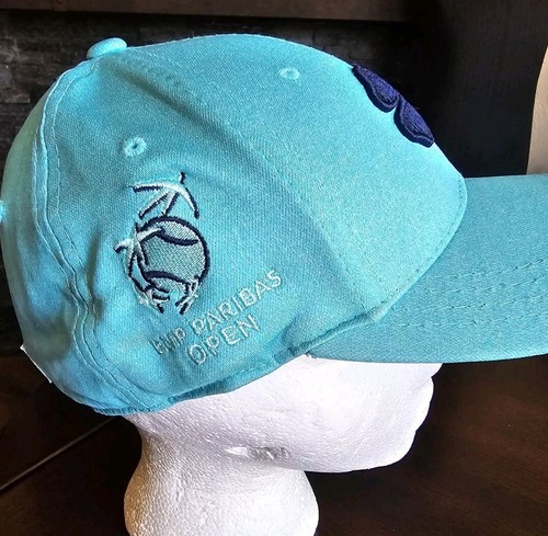 NUEVO Sombrero de Golf Negro Clover Live Lucky Glacier Azul Marino/Azul BNP PARIBAS Ajustado S/M - Imagen 3 de 6