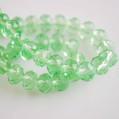 Lote de cuentas espaciadoras sueltas de vidrio facetado redonda de 3 mm 4 mm 6 mm 8 mm 10 mm 12 mm - Imagen 15 de 48