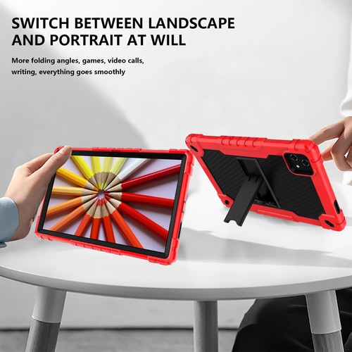 For T-Mobile Revvl Tab 5G Heavy Duty Case Built Strap Kickstand,Screen Protector - Picture 15 of 45