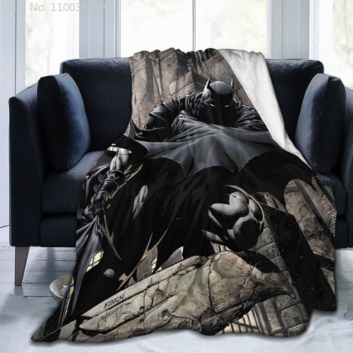 Kids Batman 3D Fleece Blanket Throw Sofa Warm Soft Blanket Flannel Rugs Gift - Picture 6 of 27