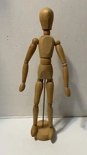 Wooden Mannequin Artist Tabletop Model Posable Articulated Figurine 12" Tall