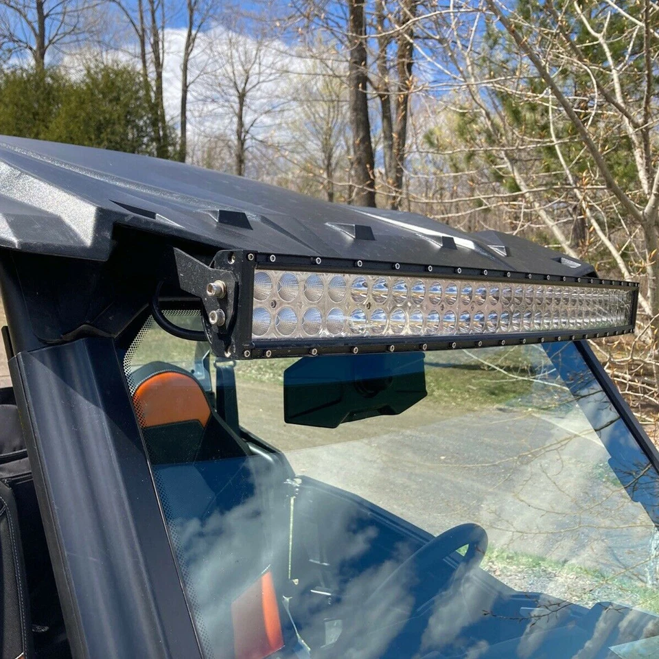 WSAY Para 2021+ Polaris RZR Trail S 1000/900 Techo 32" Kit de Soportes de Barra de Luz LED Foto 2 de 4