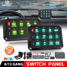 CO LIGHT 8/12 Gang Wireless Switch Panel Remote Control Relay OffRoad Truck SUV