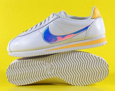 nike cortez white clear topaz gold