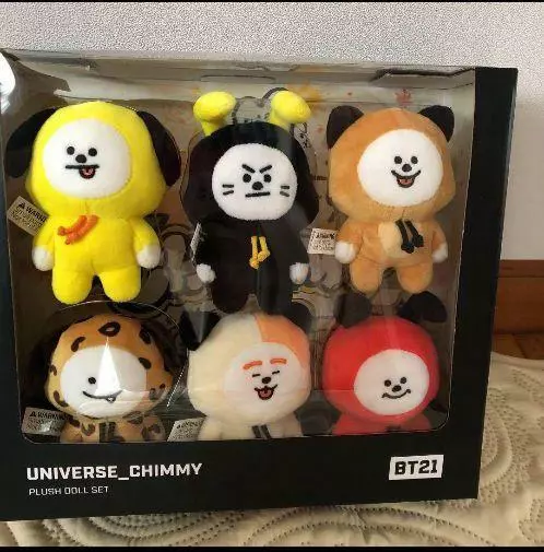 Plush toys Universe BT21 from BTS handmade, BTS plush toys, bts