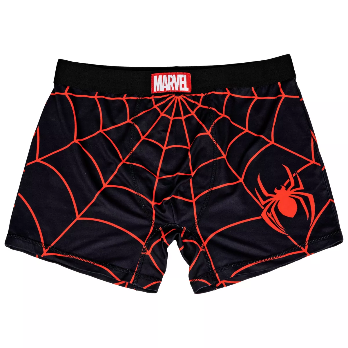 Spider-Man Miles Morales Character Armor Style Boxer Briefs Black