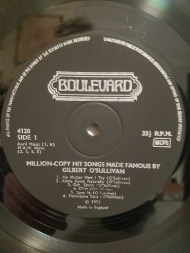 Million copy Hit Songs made famous by Gilbert O'Sullivan Sung by Bryan Delaney - Picture 4 of 6